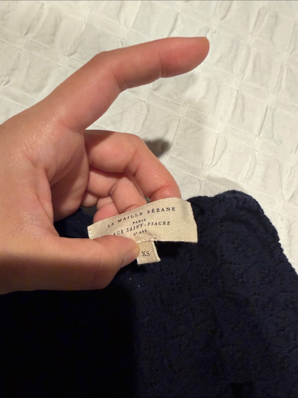Sezane Adela Cardigan Navy - Picture 4 of 4